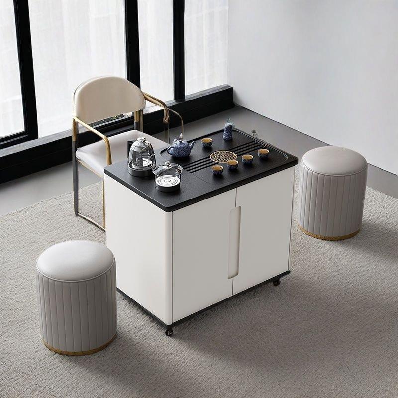 阳ROH可移动伸缩旋转台移动茶台茶几客厅车小型现代轻茶奢小茶台