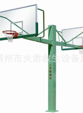 凹箱球式独悬式电动XTH臂液压篮球架挂体育馆室内篮架