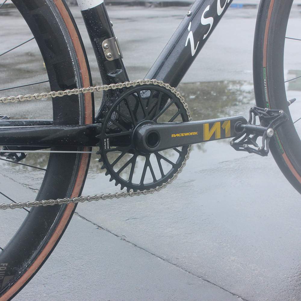 RACEWORK 山地公路车GXP盘片 自行车正负齿直装式链轮32-52T盘片