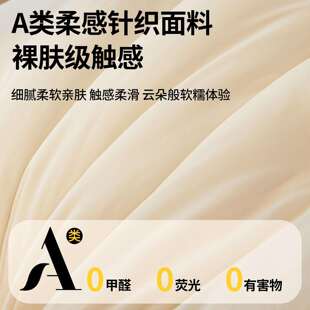 202519169柔6新款 A类春针织棉大豆被超亲肤秋冬保暖被被芯夏学生