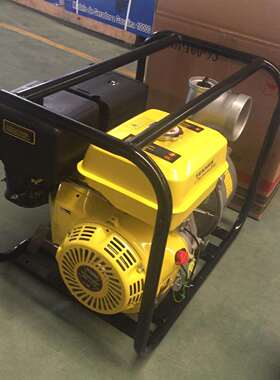 4寸外汽油水泵5HP工地抽水贸山农田灌TYE溉鱼塘换水高送1水