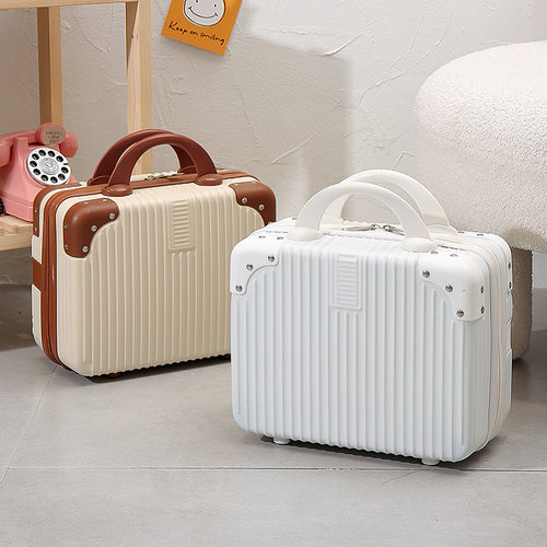 16寸小旅行箱手提箱子行李箱女时尚化妆箱14小型轻便旅行密码箱