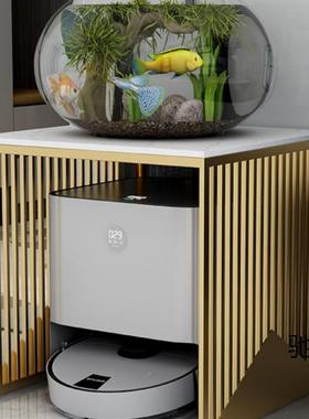 轻奢岩形板桌收OFY面茶几发边几角几扫地机器人纳架置物架方小沙