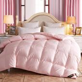 五95SYK星酒店羽绒被优 匈牙秋利白鹅绒被春被加厚冬被子