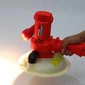 自吸式 无尘机家墙面打磨砂纸子机LED180MM筒灯腻打磨机砂光厂直销