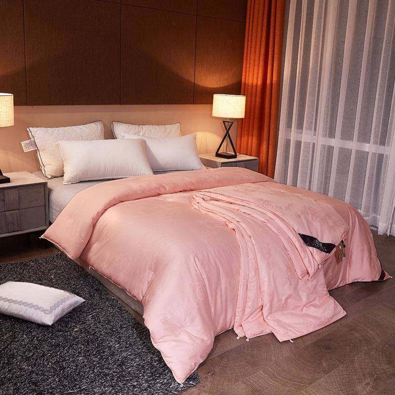 新款全花棉蚕被丝60支纯棉WRX提档蚕高丝被