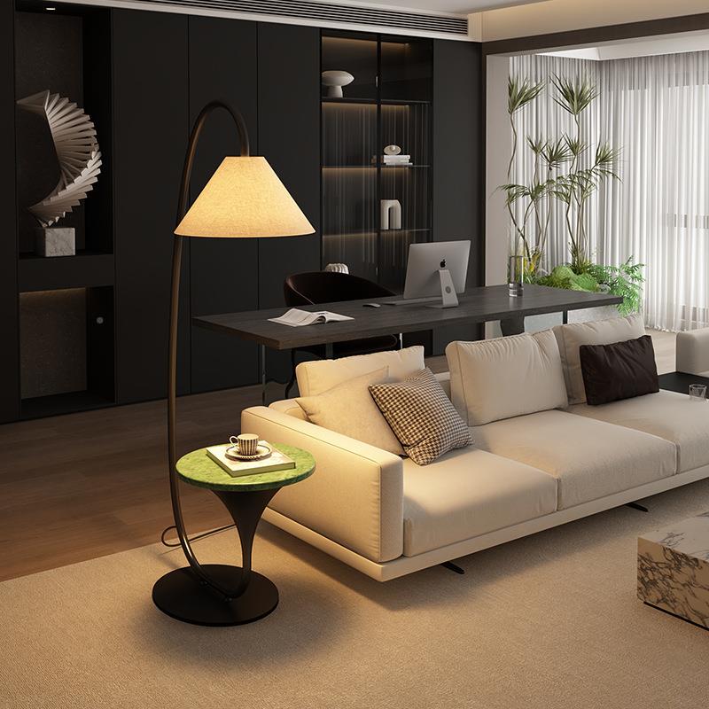 现边代轻奢桃胡木落33689地灯客厅沙发几设计师创意新款物置卧室