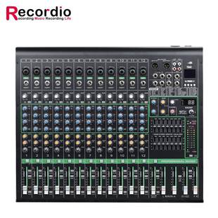 效GA-XS8演出X舞台8/12/16路数调字音频音997台99种DSP果调音台