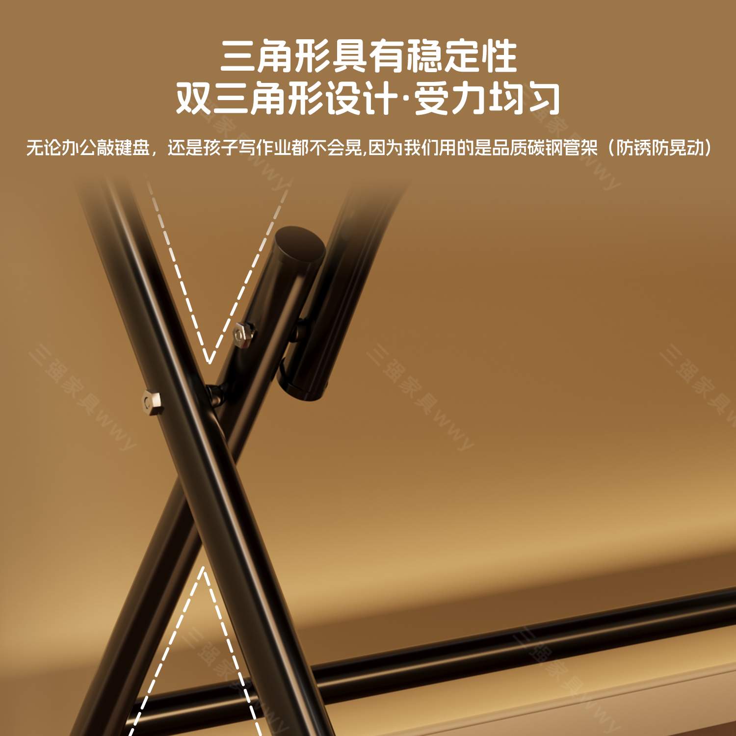 可折叠书桌小户型电脑桌学生家用写字桌卧室床边小桌子简易办公桌