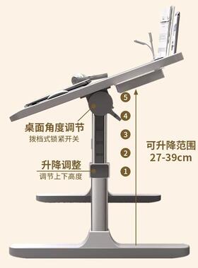 QYO电厂家降可折叠脑桌床上小桌子宿舍学升飘习书桌家用窗小桌