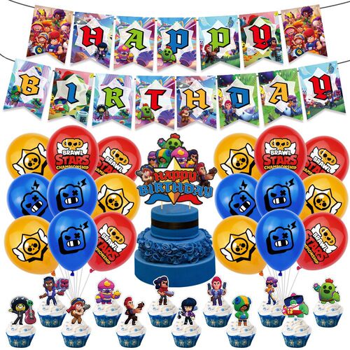 brawlstars荒野乱斗生日布置品