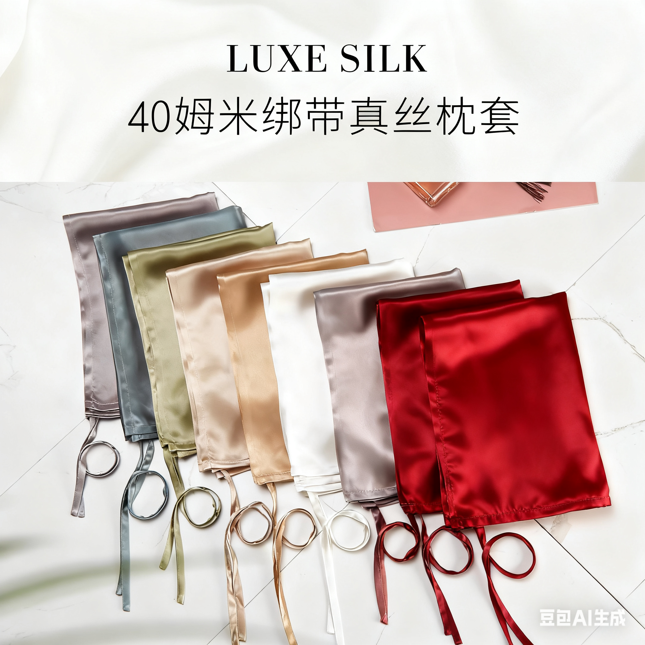 【旅行隔脏】40/30姆米高级感重磅真丝枕巾100%桑蚕丝丝绸枕头皮,床上用品,枕巾,淘宝优惠券,粉丝福利购,淘宝优惠卷