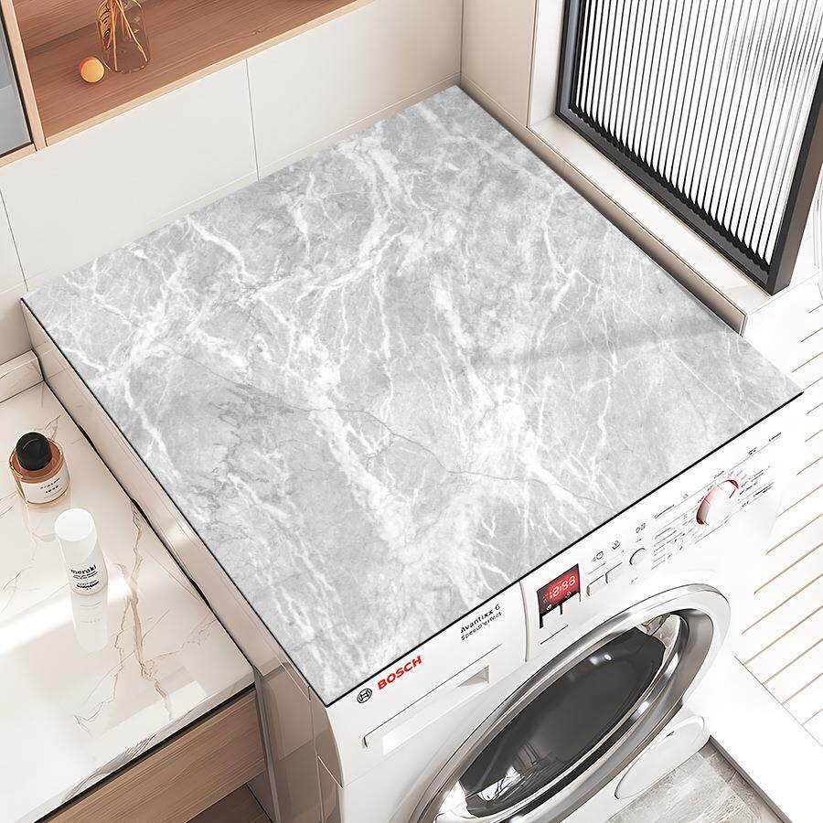 厂家直销简约滚筒洗衣机盖垫床头柜防尘罩硅藻泥吸水防滑台面桌垫