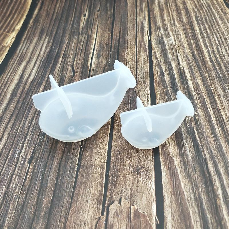 diy水晶滴胶镜面立体鲸鱼模具香薰石膏手工摆件大小卡套扩香石