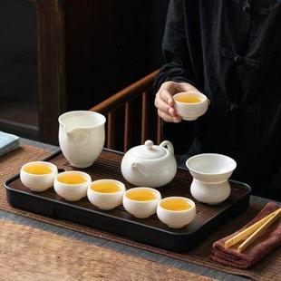户外便携式 备随身简易收纳包定制 功夫旅行茶具套装 高档白瓷整套装