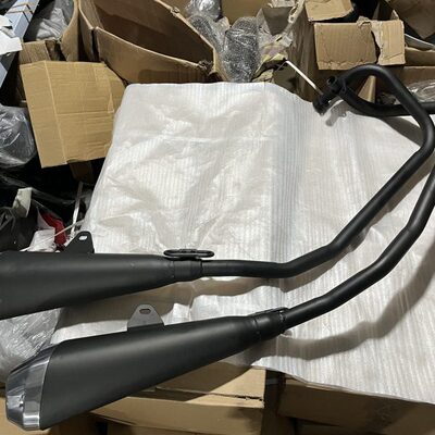 摩托跑车地平线R2二代SGT款150排气管新世纪哈里威单缸消音器烟筒