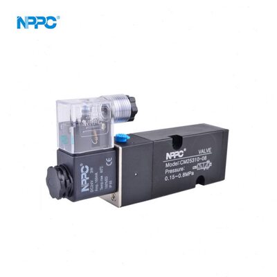 NPPC二位五通电磁换向阀CM系列板式CM25310-08电控