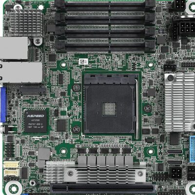 X570D4I-2T服务器主板支持 AMD Ryzen AM4 PGA1331 DDR4 ECC定货
