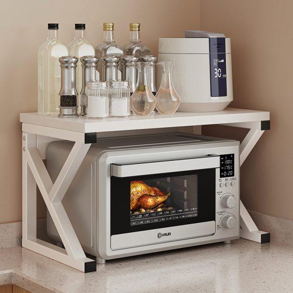 厨房微波炉置物架多功能家用台面储物架双层烤箱支架分层收纳架子,厨房/烹饪用具,微波炉置物架,淘宝优惠券,粉丝福利购,淘宝优惠卷