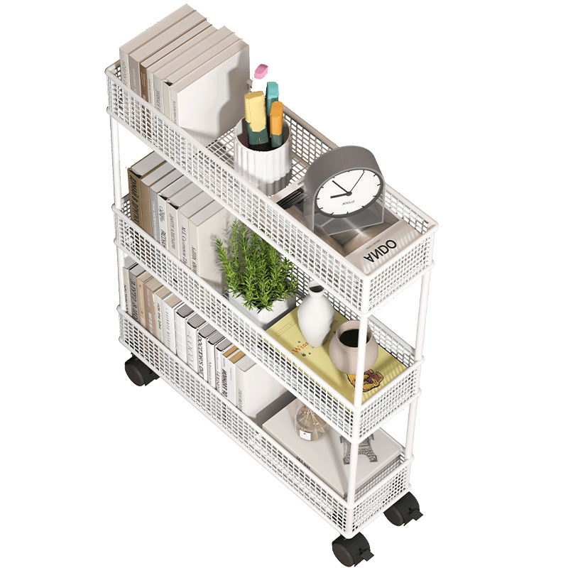 夹缝置物架门后窄缝收纳柜卫生间极窄超薄收纳边缝收纳架窄边窄柜