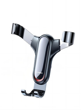 图拉斯W60重力车载支架-带金属螺旋夹头　黑色