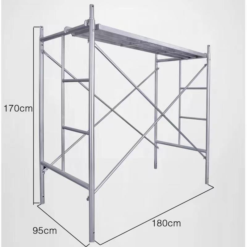 厂家直销热镀锌移动脚手架 建筑脚手架加厚型梯型脚手架  特价