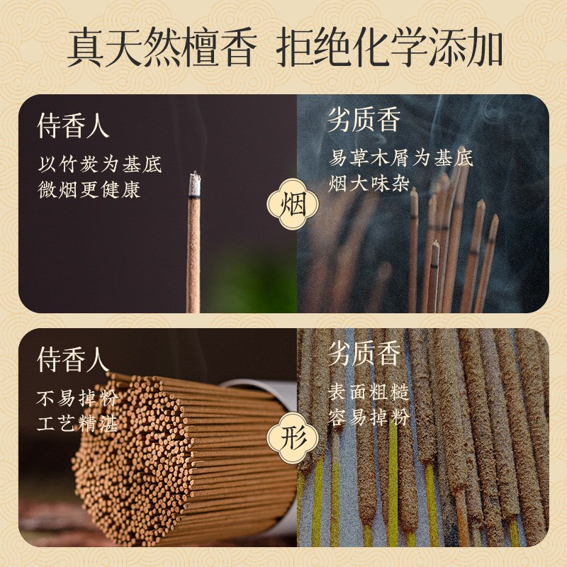 财神招财香家用供香发财香无烟檀香五路文武财神香专用香香火用品