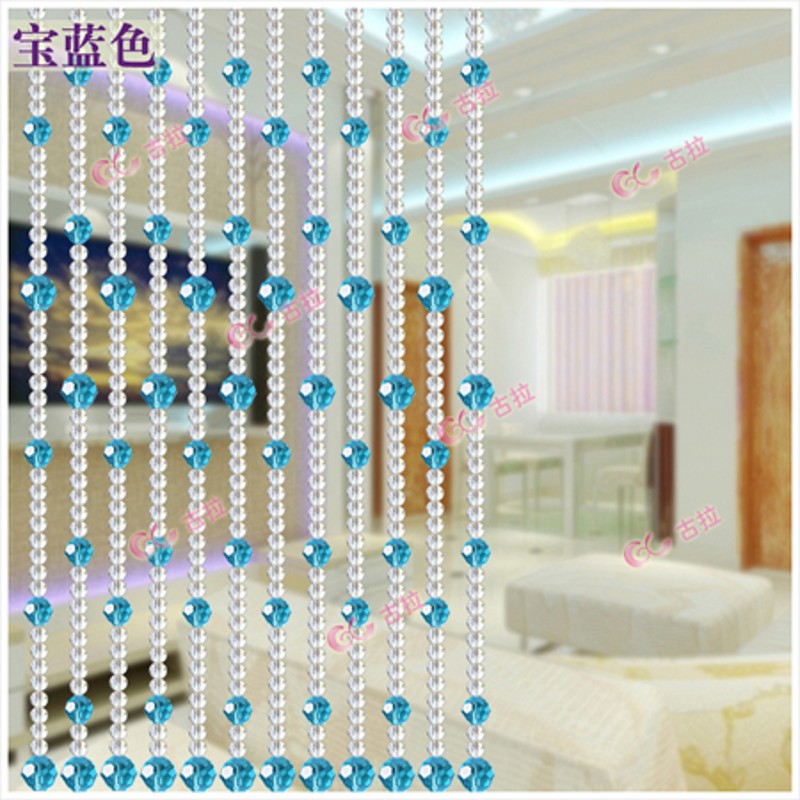 古拉水晶珠帘门帘客厅屏风玄关阳台新款隔断玄关成品新款餐厅 527