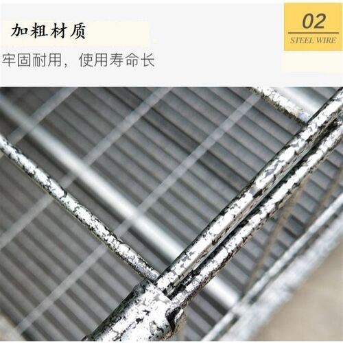 加粗折叠狗笼子角钢大型中型小型犬萨摩拉布拉多大号养殖笼子