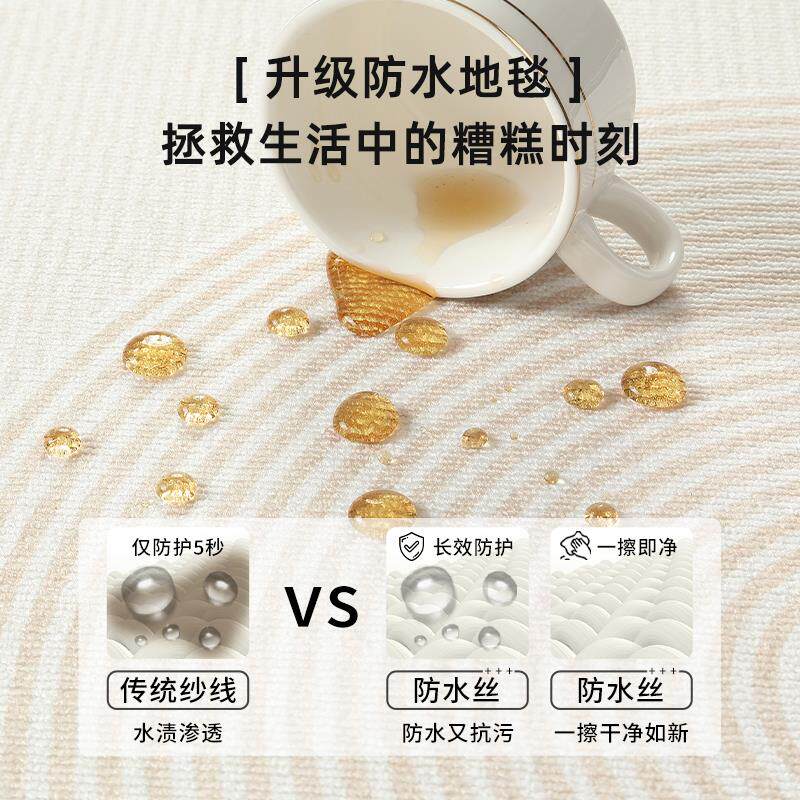 卧室电脑椅专用地垫星星人书房书桌转椅地毯防水隔音地板保护垫子