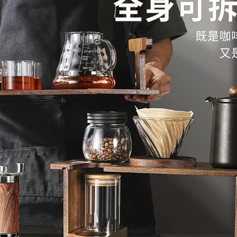手冲咖啡壶套装高级支架家用小型器具全套手动摇研磨机手磨咖啡机