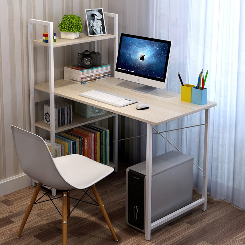 电脑桌台式家用经济型书桌简约现代电脑桌简易书架办公桌,电子元器件市场,电线扎带/束线带,淘宝优惠券,粉丝福利购,淘宝优惠卷