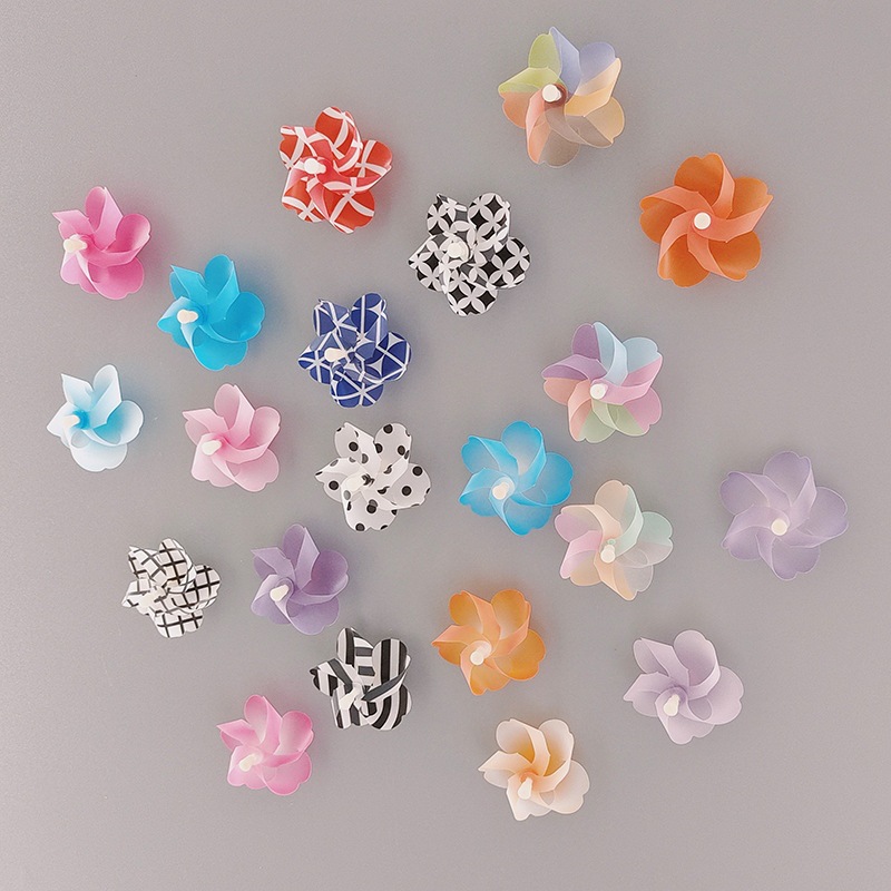 网红立体樱花风车迷你冰箱贴可爱个性创意家居清新留言装饰磁贴