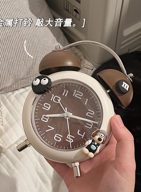 小闹钟学生专用起床神器初中生床头强力叫醒闹铃儿童女孩男孩时钟