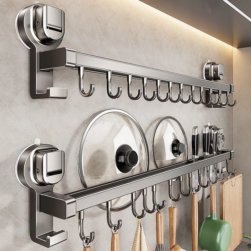 厨房吸盘置物架挂钩挂杆挂墙刀架厨具收纳架勺子锅铲挂架锅盖架子,厨房/烹饪用具,刀架,淘宝优惠券,粉丝福利购,淘宝优惠卷