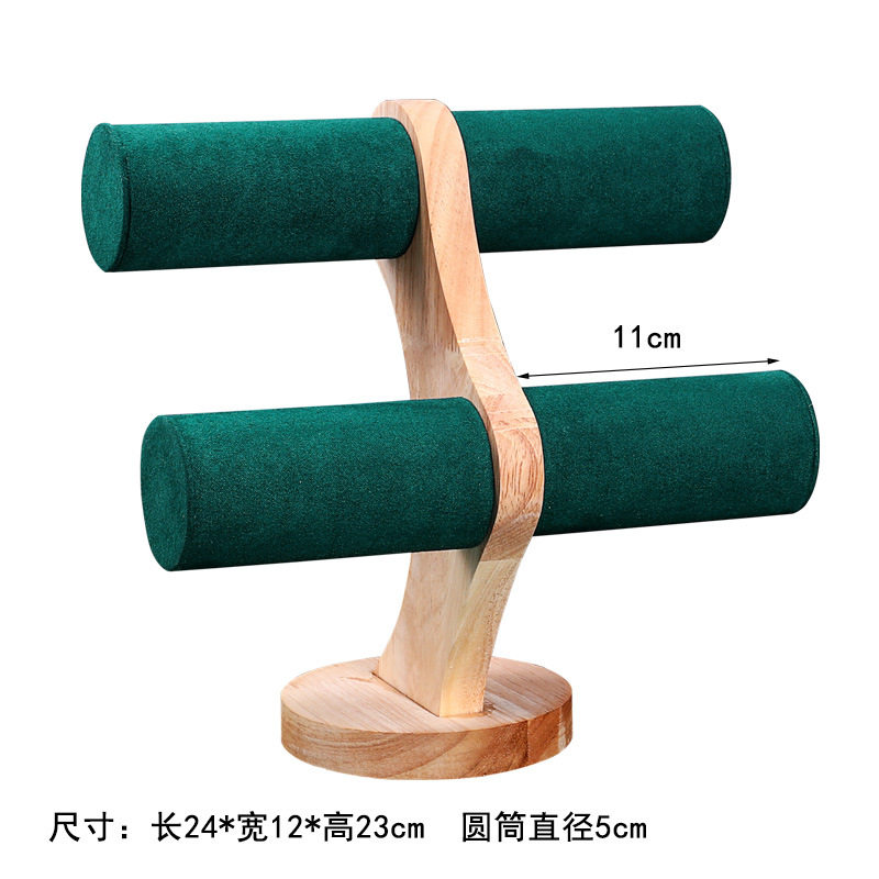 实木首饰架手链陈列道具手镯手表手串展示架饰品发圈头绳展示摆台