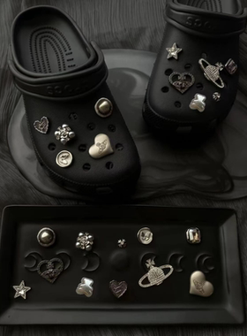 失落土星鞋扣洞洞配饰适配装饰轻奢鞋花配件diy高级配饰crcs小众