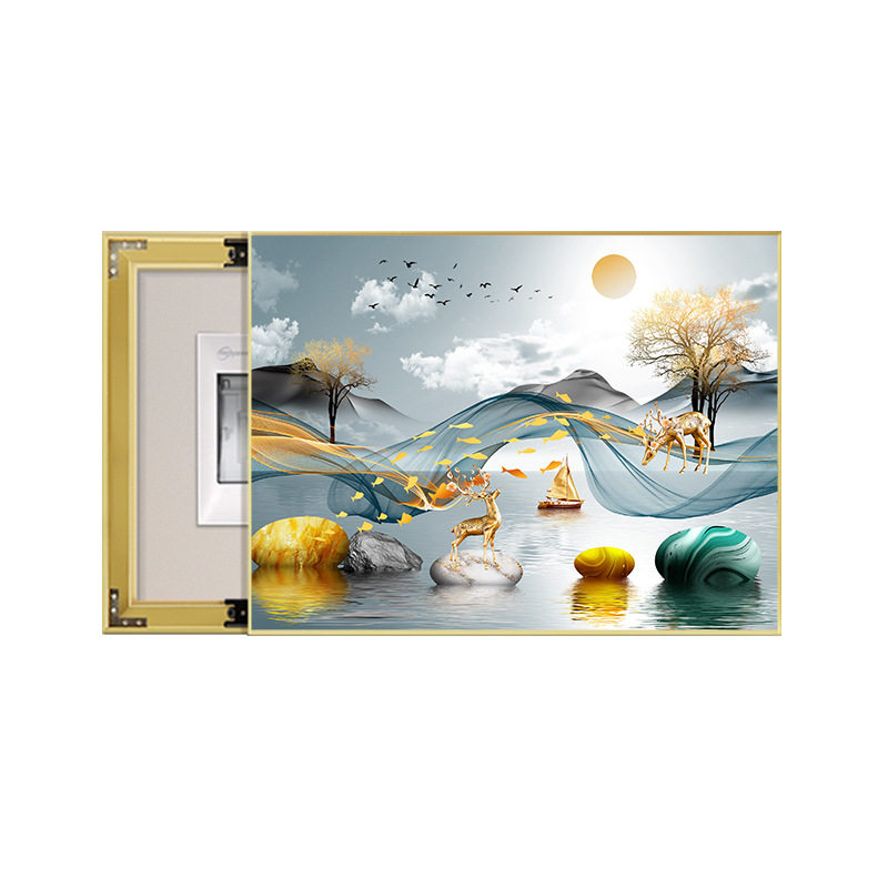 电表箱装饰画遮挡免打孔简约开关盒遮挡画电闸箱装饰画电表箱挂画,家居饰品,电表箱装饰画,淘宝优惠券,粉丝福利购,淘宝优惠卷