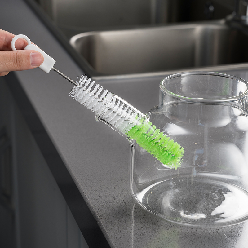 茶壶刷子壶嘴清洁刷套装硬毛吸管刷杯盖缝隙厨房小号迷你洗杯子刷