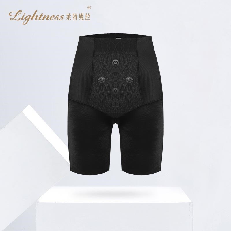 莱特妮丝收腹提臀裤收胯提臀中高腰塑裤薄款舒适按摩平角裤安全裤