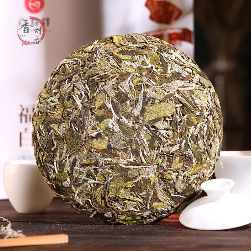 百寿芽白牡丹茶叶福鼎白茶白牡丹茶饼正宗高山花香太姥山茶叶300g