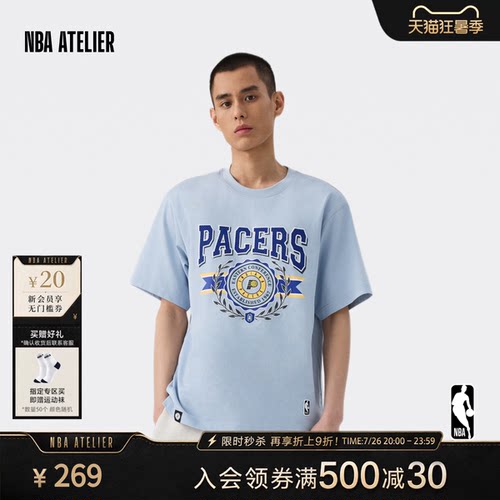 微阔美式复古T恤男女同款短袖