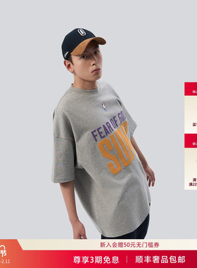 NBA SUNS X FEAR OF GOD ESSENTIALS太阳队联名款短袖t恤