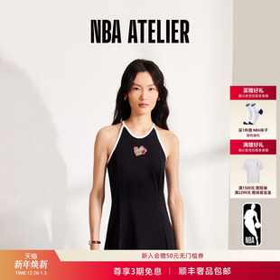 ATELIER女士热火队针织吊带连衣裙亲肤长裙女 NBA 25夏季 新品