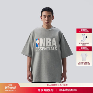 FEAR GOD 王嘉尔同款 休闲字母短袖 ESSENTIALS联名款 t恤 NBA