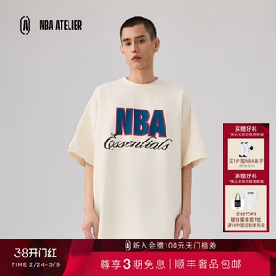 NBA X FEAR OF GOD ESSENTIALS 90'S男女美式运动宽松纯棉短袖T恤
