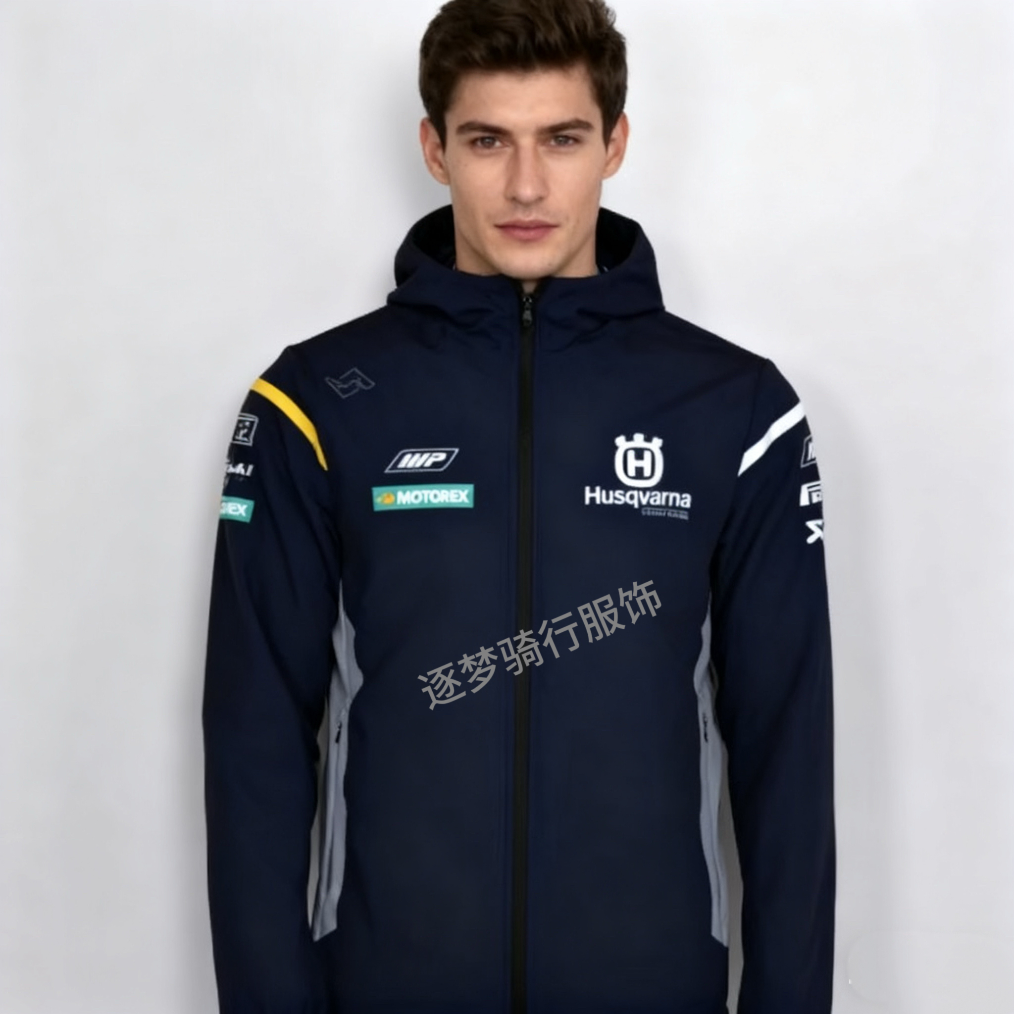 新款MOTOGP车队衫胡思瓦纳机车外套速干透气骑行摩托车防风秋冬