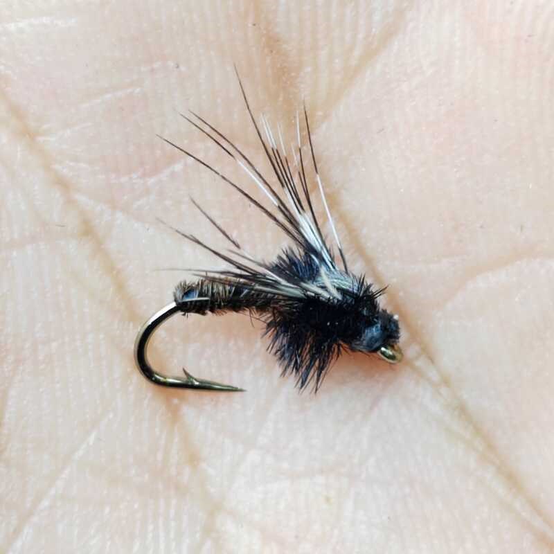 溪流垂钓路亚假饵苍蝇钩马口白条溪哥仿生毒蚊湿式飞蝇钩钓组