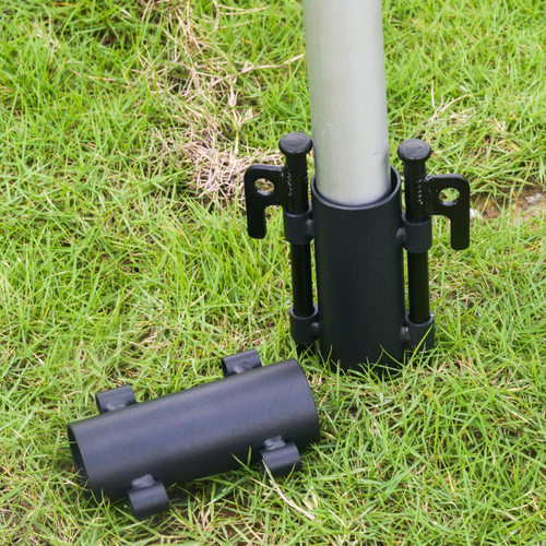 户外露营营地天幕杆固定器帐篷支撑杆雨棚遮阳棚支架加固管配件