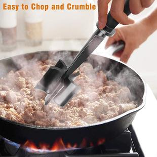 手持式 捣肉铲子 肉类切碎器meat chopper研磨搅拌铲拌饭跨境新品